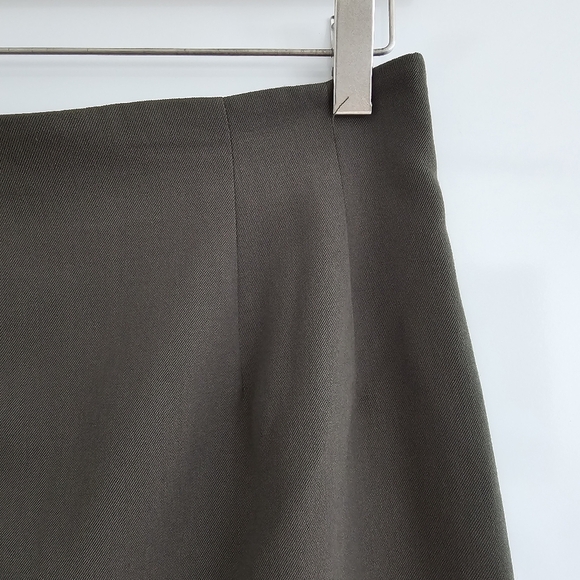 Vintage Pappagallo 100% Worsted Wool Pencil Skirt, Made in USA Green Size Large - Picture 5 of 8